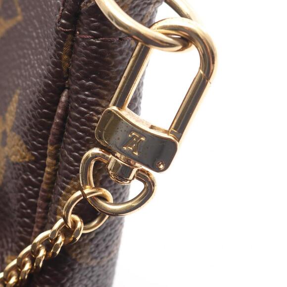 LOUIS VUITTON Brown Monogram Leather Mini Bag - Picture 6 of 7